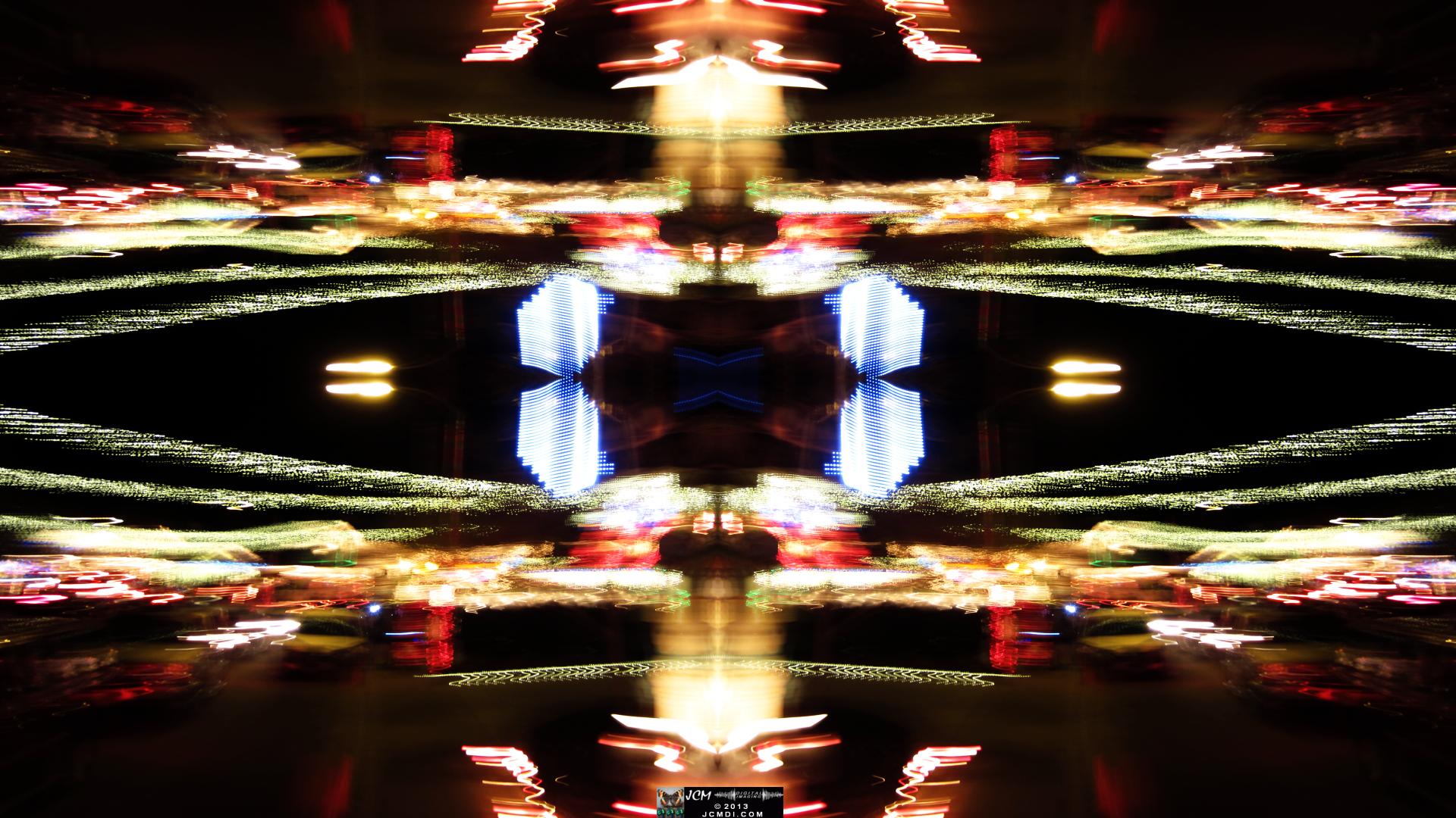 Wakefield Holiday Lightshow 2013 Quadroscopic long exposure artwork